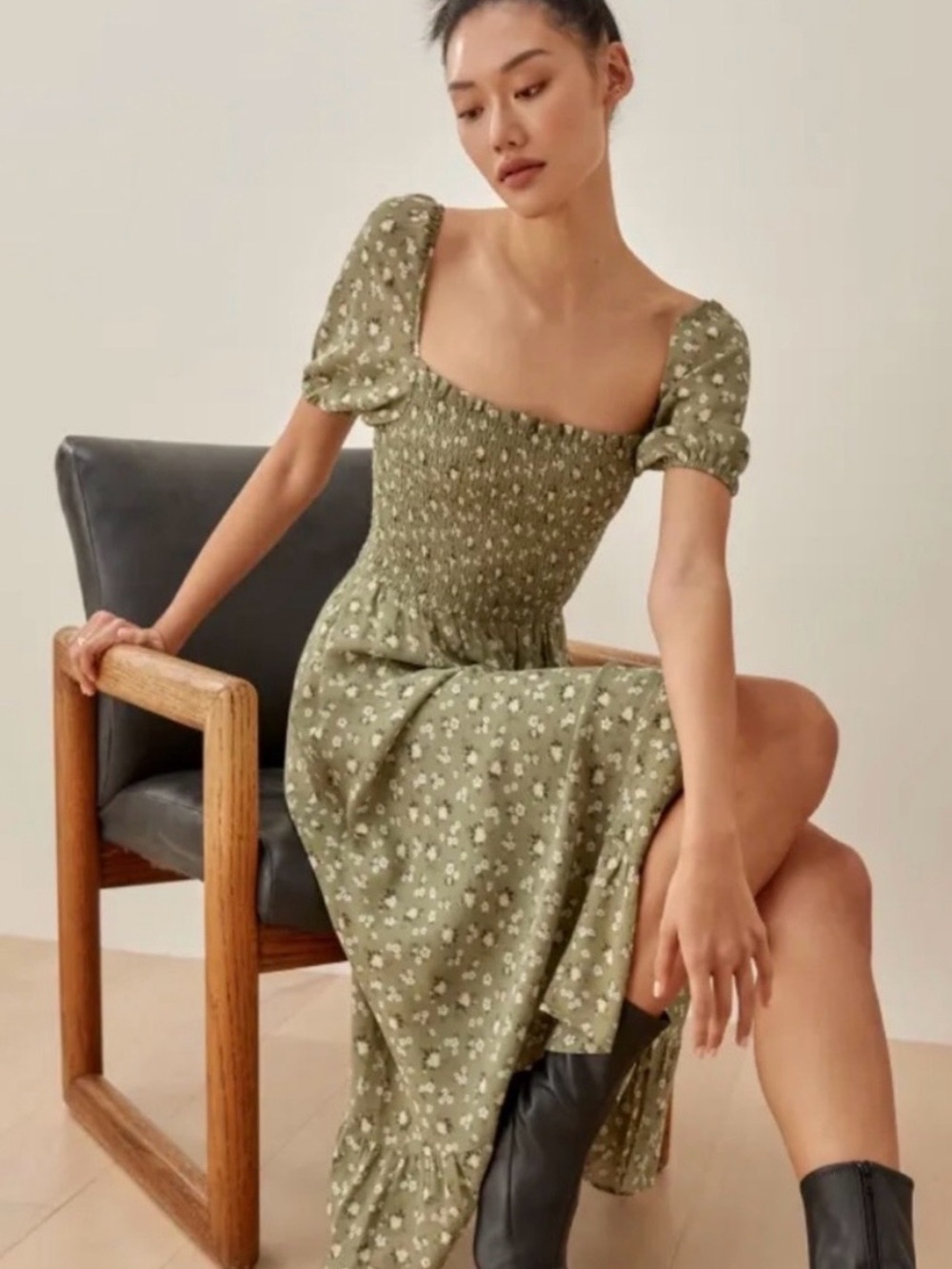 Reformation Meadow Midi Dress